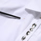 Dolce & Gabbana White Rhinestone Embellish Long Sleeves Top