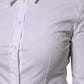 Dolce & Gabbana White Cotton Collared Long Sleeves Blouse Top