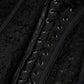 Dolce & Gabbana Black Cotton Floral Lace Corset Bustier Top