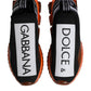 Dolce & Gabbana Black White Slip On Sorrento Sneakers Shoes