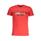 Cavalli Class Red Cotton T-Shirt Mens T-Shirt