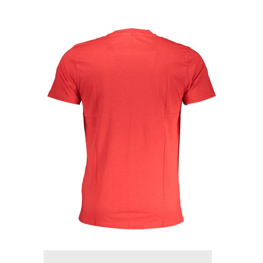 Cavalli Class Red Cotton T-Shirt Mens T-Shirt