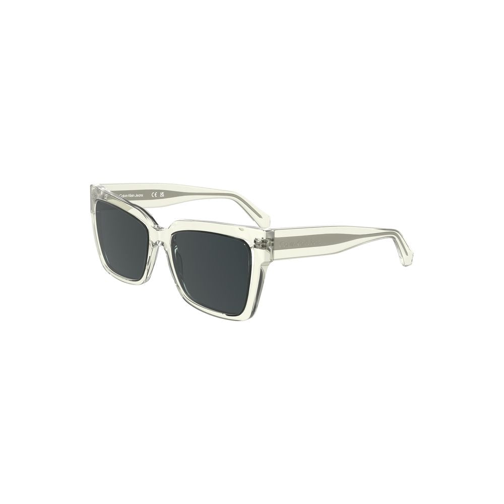 Calvin Klein Transparent Plastic Men's Sunglasses