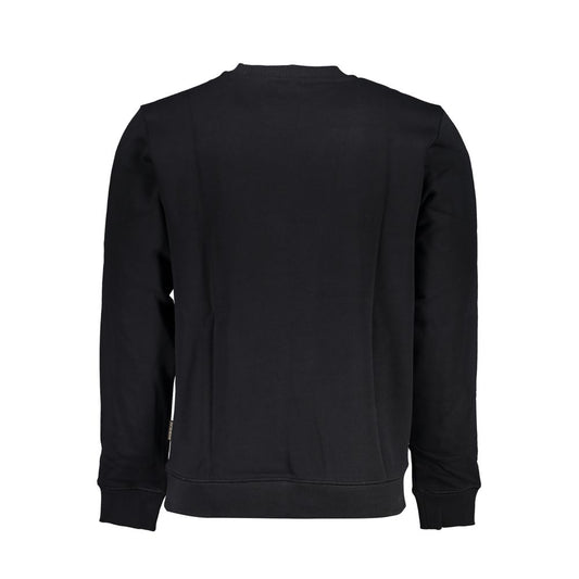 Napapijri Black Cotton Men Sweater Mens Sweater