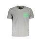 Plein Sport Gray Cotton Men T-Shirt Mens T-Shirt