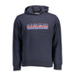 Napapijri Blue Cotton Men Sweater Mens Sweater