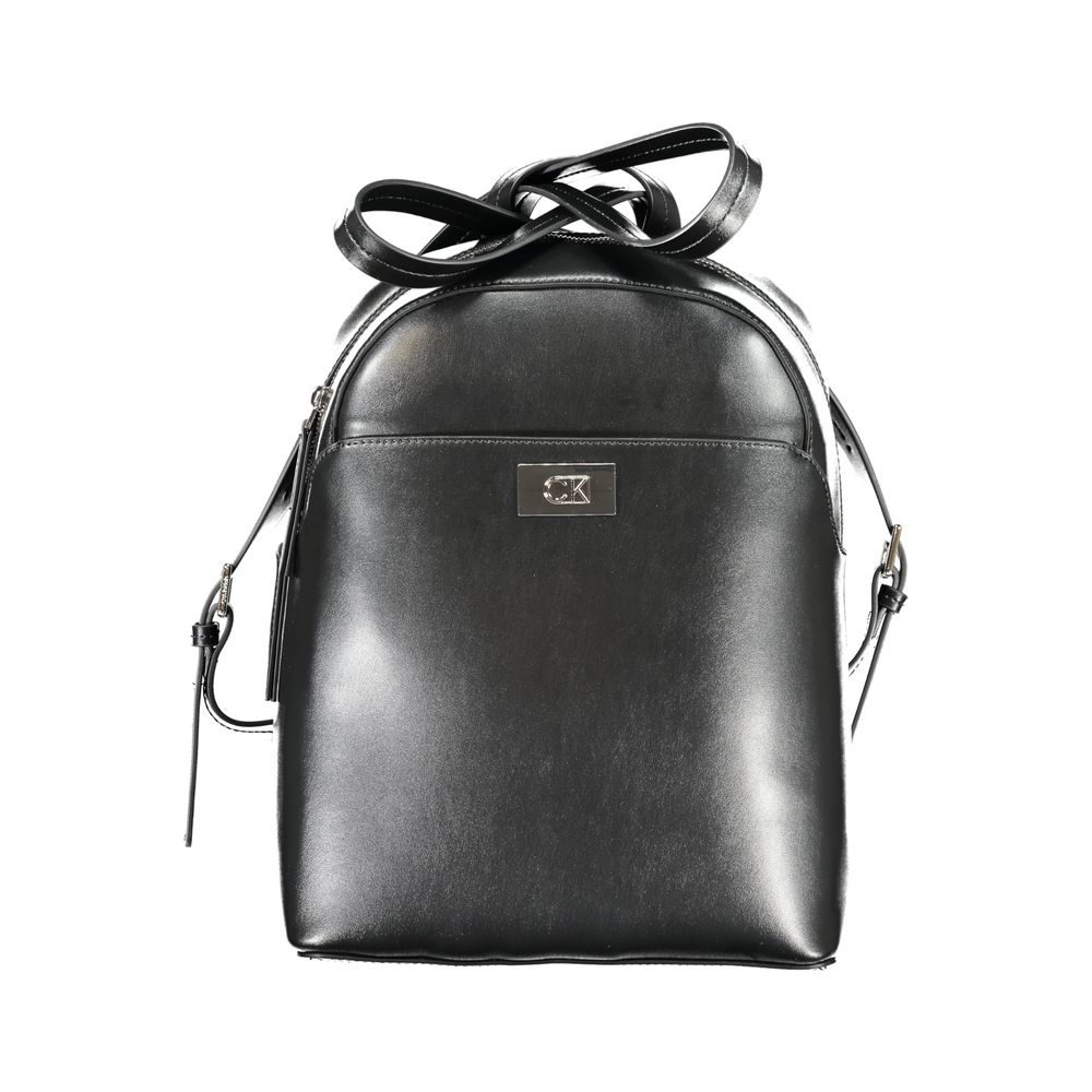 Calvin Klein Black Polyester Backpack Womens Backpack