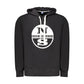 North Sails Black Cotton Sweatshirt Mens Sweater