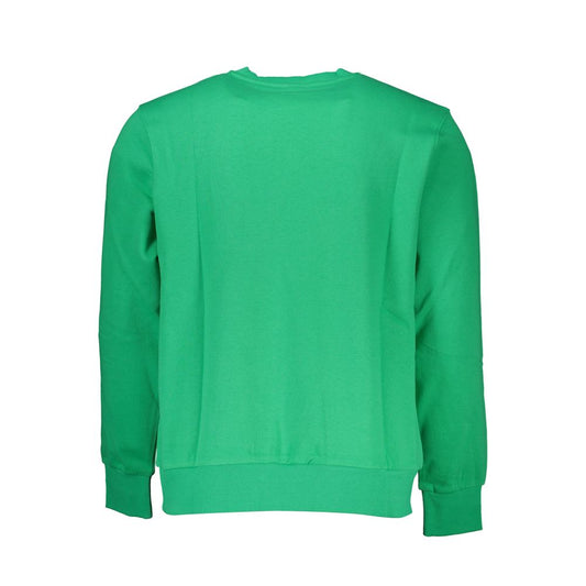 North Sails Green Cotton Men Sweater Mens Sweater