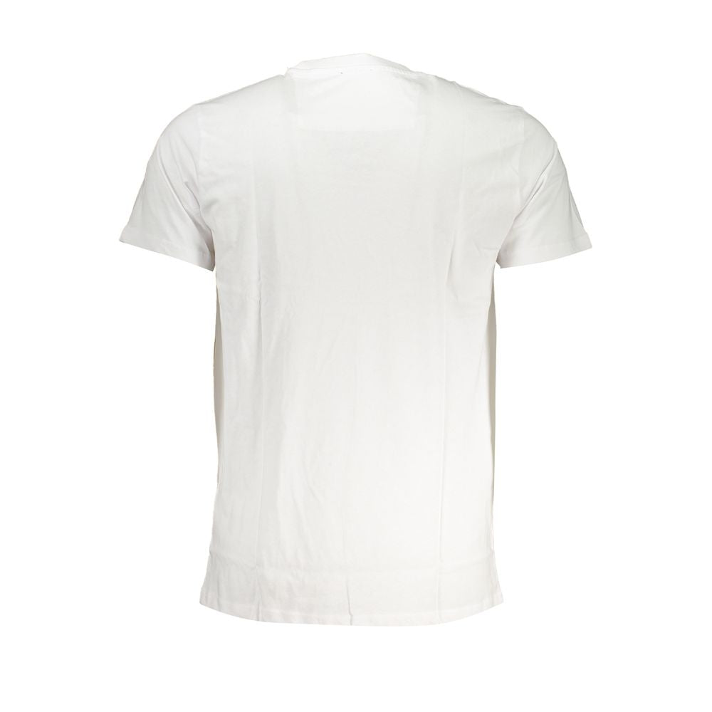 Cavalli Class White Cotton T-Shirt Mens T-Shirt