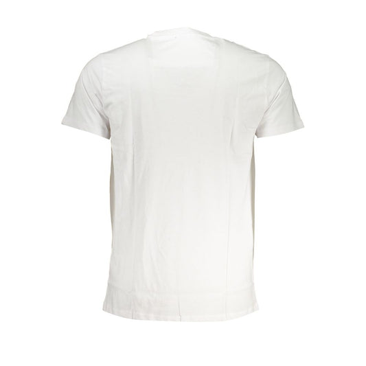 Cavalli Class White Cotton T-Shirt Mens T-Shirt
