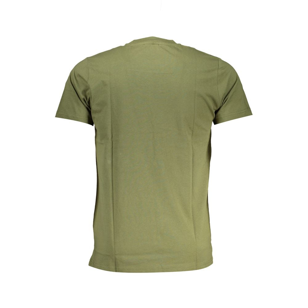 Cavalli Class Green Cotton T-Shirt Mens T-Shirt