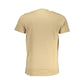 Cavalli Class Beige Cotton T-Shirt Mens T-Shirt