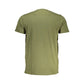 Cavalli Class Green Cotton T-Shirt Mens T-Shirt