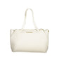Mario Valentino White Polyethylene Handbag