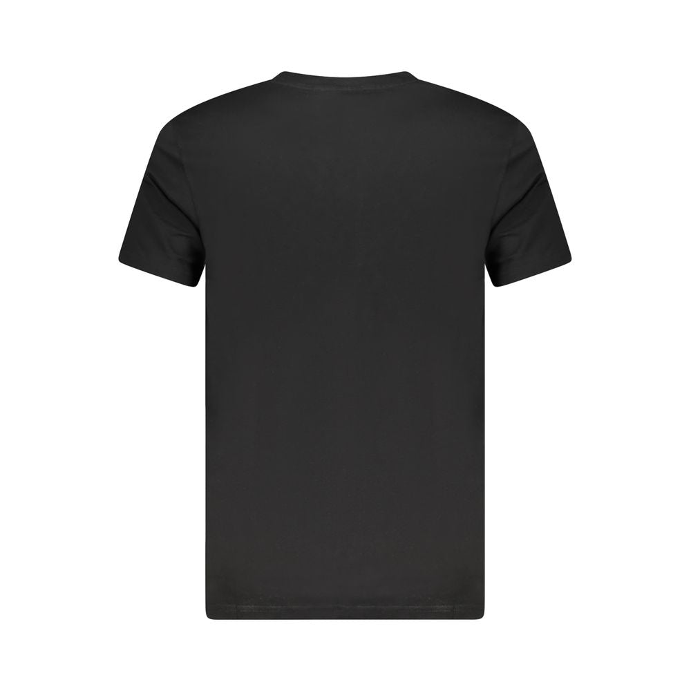 Cavalli Class Black Cotton Men T-Shirt Mens T-Shirt