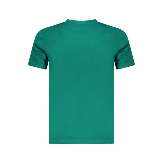 Cavalli Class Verde Cotton Men T-Shirt Mens T-Shirt