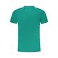 Cavalli Class Green Cotton Men T-Shirt Mens T-Shirt