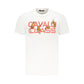 Cavalli Class White Cotton Men T-Shirt Mens T-Shirt