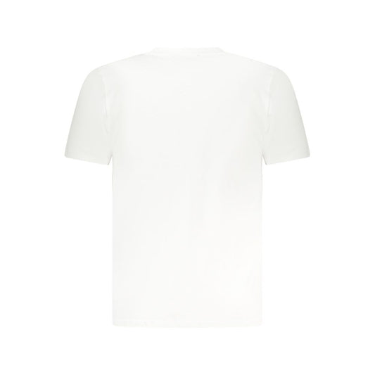 Cavalli Class Bianco Cotton Men T-Shirt Mens T-Shirt