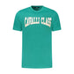 Cavalli Class Verde Cotton Men Shirt Mens T-Shirt