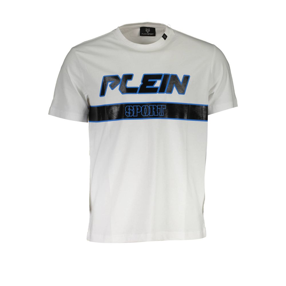Plein Sport White Cotton Men T-Shirt Mens T-Shirt