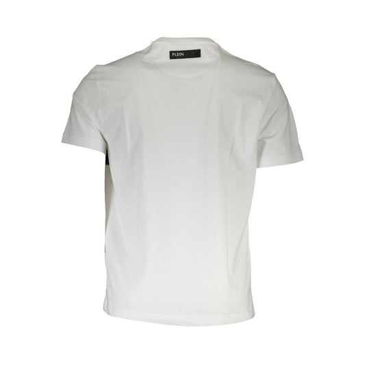 Plein Sport White Cotton Men T-Shirt Mens T-Shirt