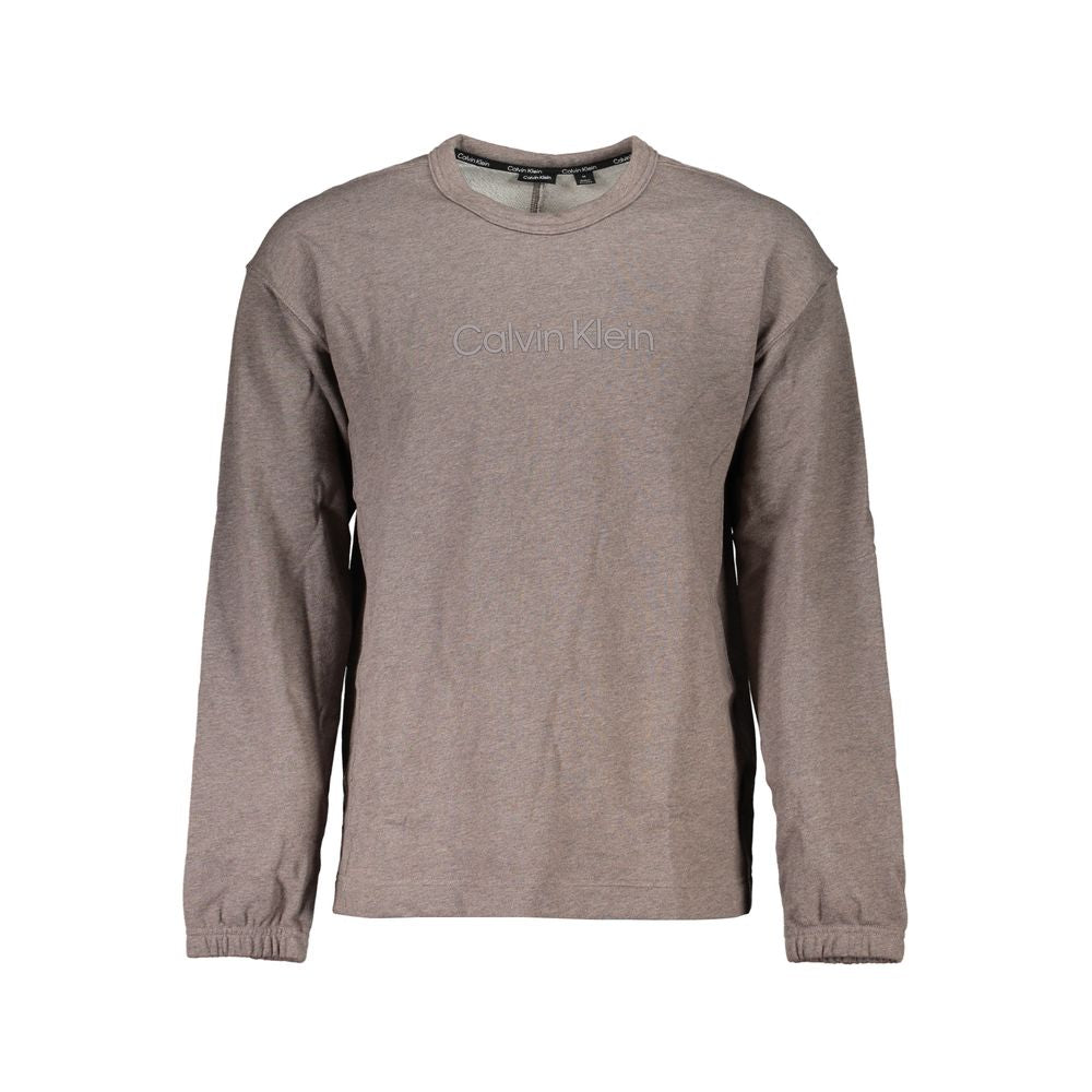 Calvin Klein Brown Cotton Men Sweater Mens Sweater