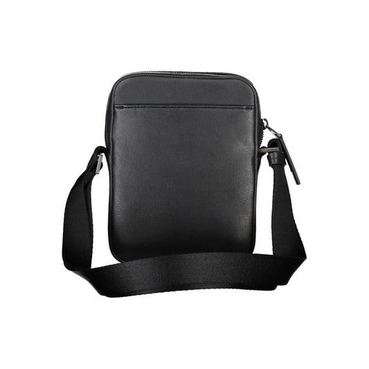 Calvin Klein Elegant Black Shoulder Bag with Sleek Detailing Mens Shoulder Bag