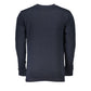 Cavalli Class Blue Cotton Men Sweater Mens Sweater
