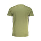 Cavalli Class Green Cotton T-Shirt Mens T-Shirt