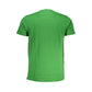 Cavalli Class Green Cotton T-Shirt Mens T-Shirt