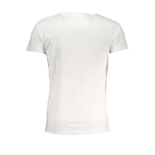 Cavalli Class White Cotton T-Shirt Mens T-Shirt