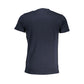 Cavalli Class Blue Cotton T-Shirt Mens T-Shirt