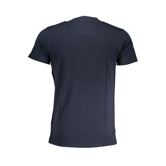Cavalli Class Blue Cotton T-Shirt Mens T-Shirt