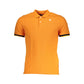 K-WAY Vibrant Orange Contrast Detail Polo Mens T-Shirt