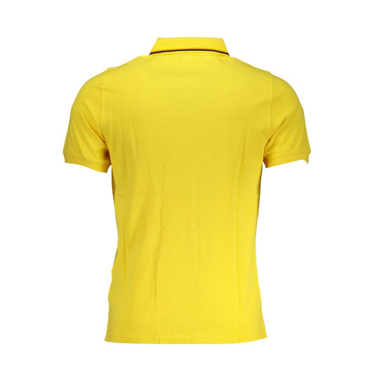K-WAY Sunny Yellow Contrast Detail Polo Mens T-Shirt