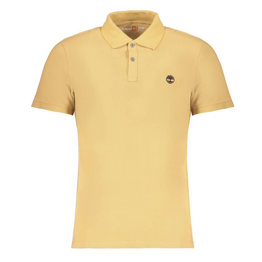 Timberland Beige Cotton Polo Shirt Mens T-Shirt