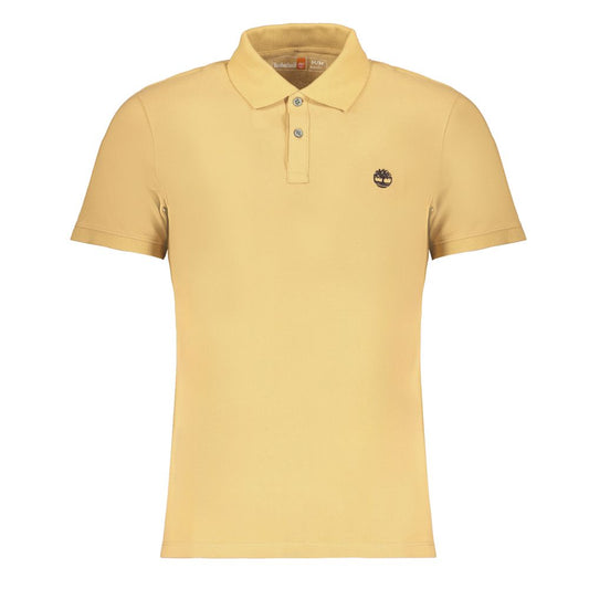 Timberland Beige Cotton Polo Shirt Mens T-Shirt