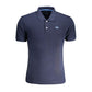 La Martina Blue Cotton Polo Shirt Mens T-Shirt