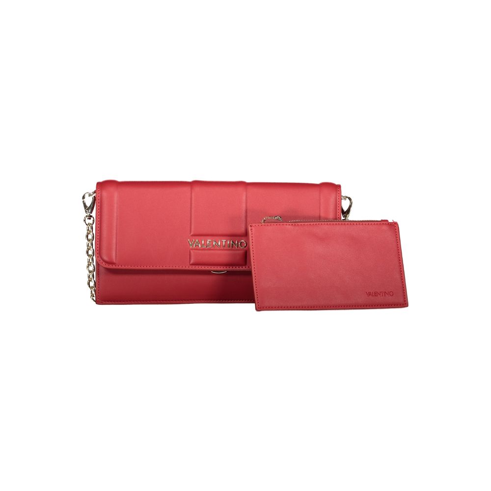 Mario Valentino Red Polyethylene Handbag