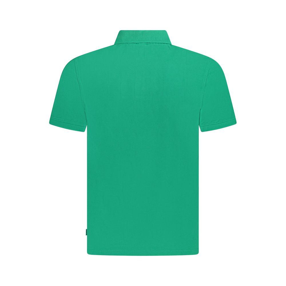 Pepe Jeans Green Cotton Polo Shirt Mens T-Shirt