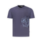 Napapijri Blu Cotton Men T-Shirt