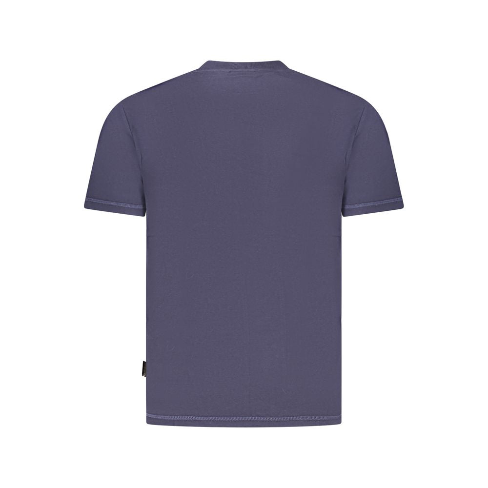 Napapijri Blu Cotton Men T-Shirt
