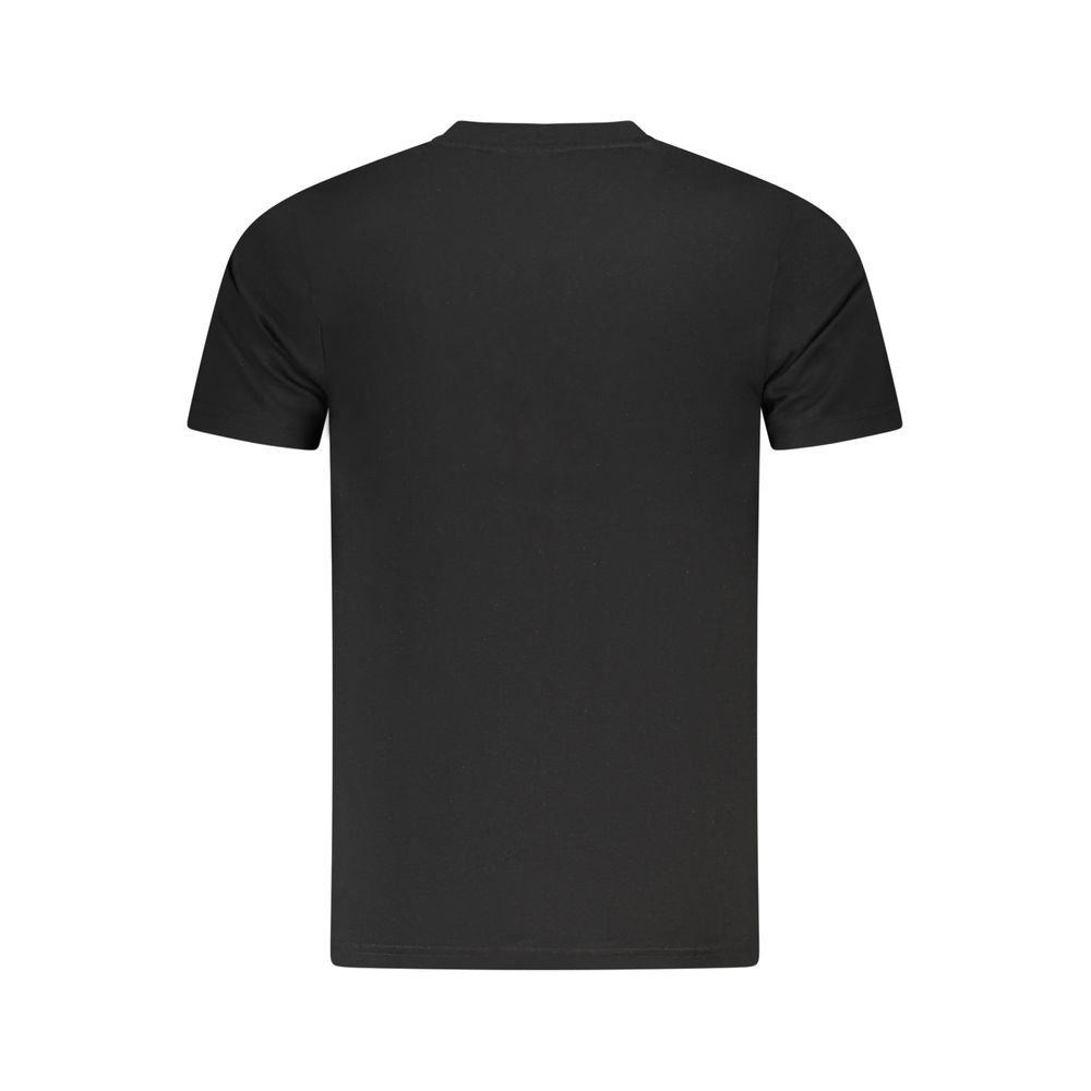 Cavalli Class Black Cotton Men T-Shirt Mens T-Shirt