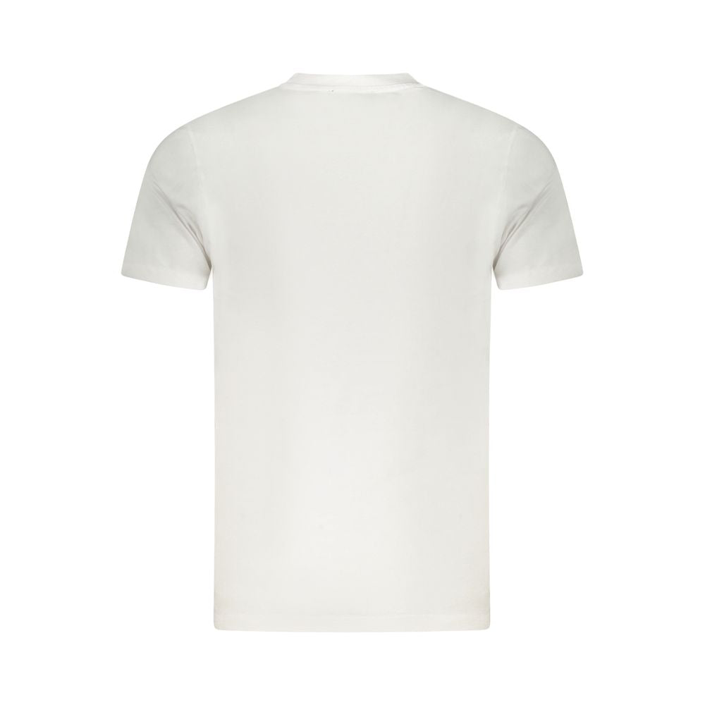 Cavalli Class White Cotton Men T-Shirt Mens T-Shirt