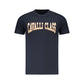 Cavalli Class Blue Cotton Men T-Shirt Mens T-Shirt