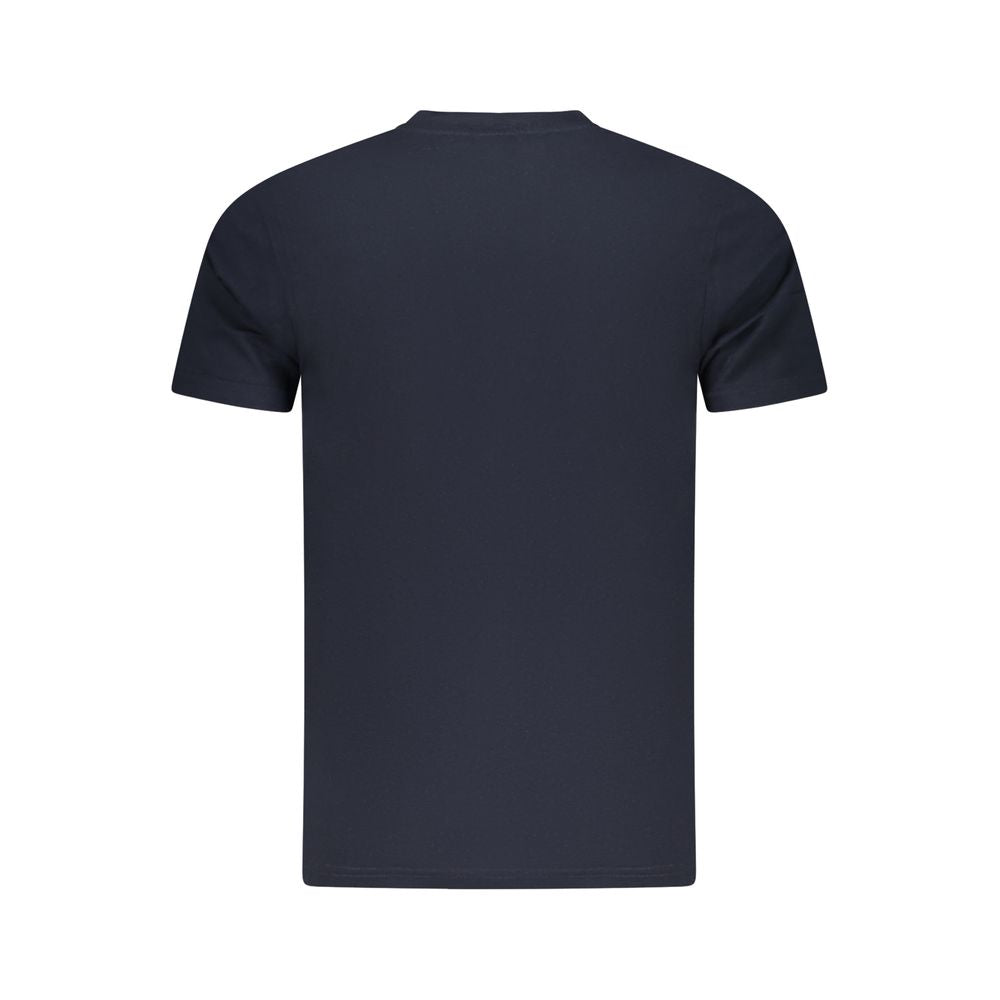 Cavalli Class Blue Cotton Men T-Shirt Mens T-Shirt