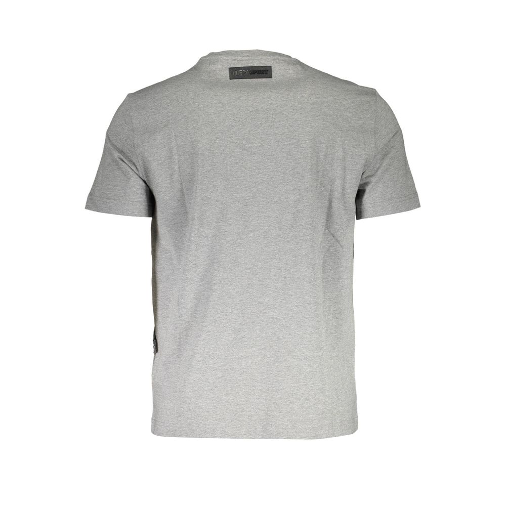 Plein Sport Brown Cotton Men T-Shirt Mens T-Shirt