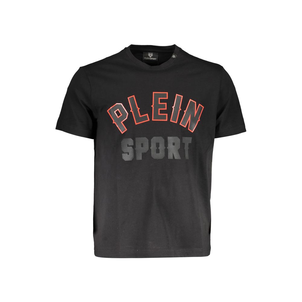 Plein Sport Black Cotton Men T-Shirt Mens T-Shirt